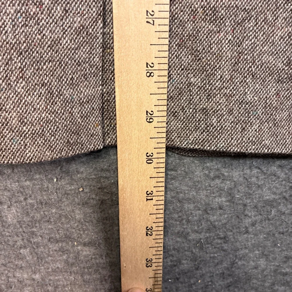 Vintage Haggar Imperial‎ Sport Coat Mens 42 Brown Wool Tweed Elbow Patches